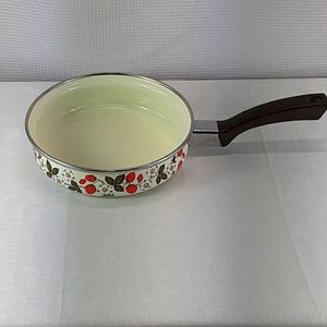 Vintage Sheffield Strawberries and Cream Saucepan